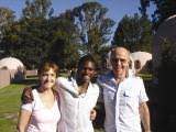 John Lancaster, founder of Ultraframe, at the Sparrow Village in Africa